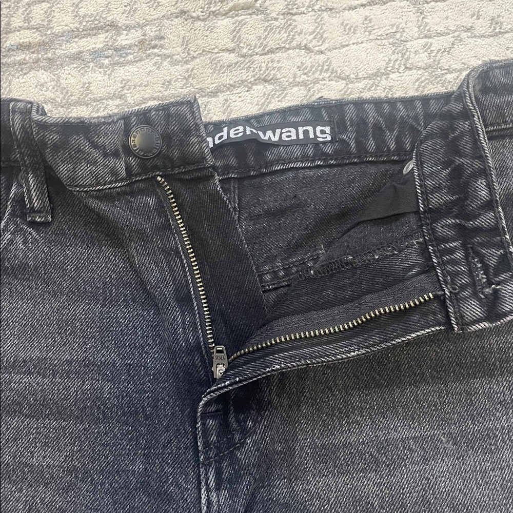 Alexander Wang Black Jean Shorts - Picture 3 of 11